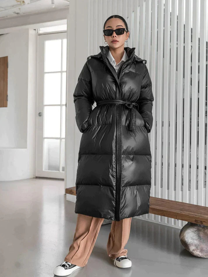 Pufferjas met Riem Warm en Donzig
