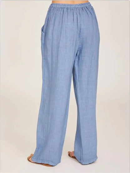 Dames Linnen Broek Zomerse Losse Fit