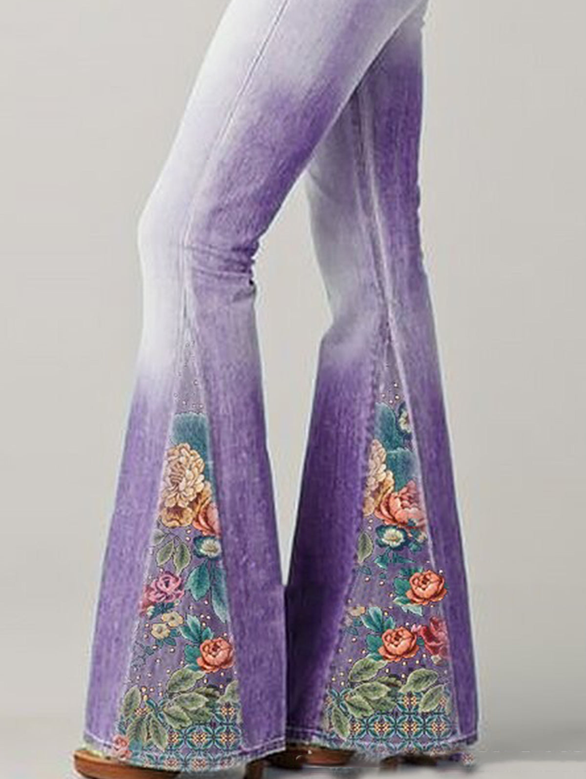 Dames Jeans Flared Zomerse Stijl
