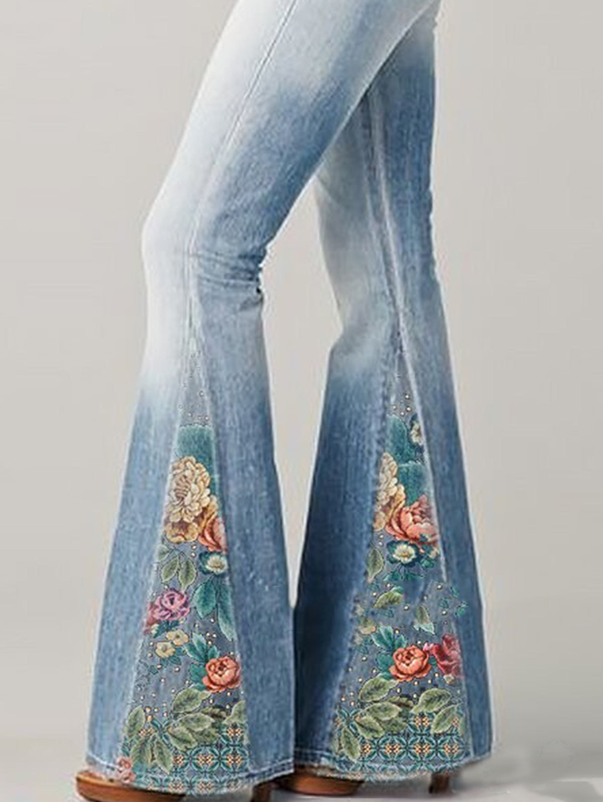 Dames Jeans Flared Zomerse Stijl
