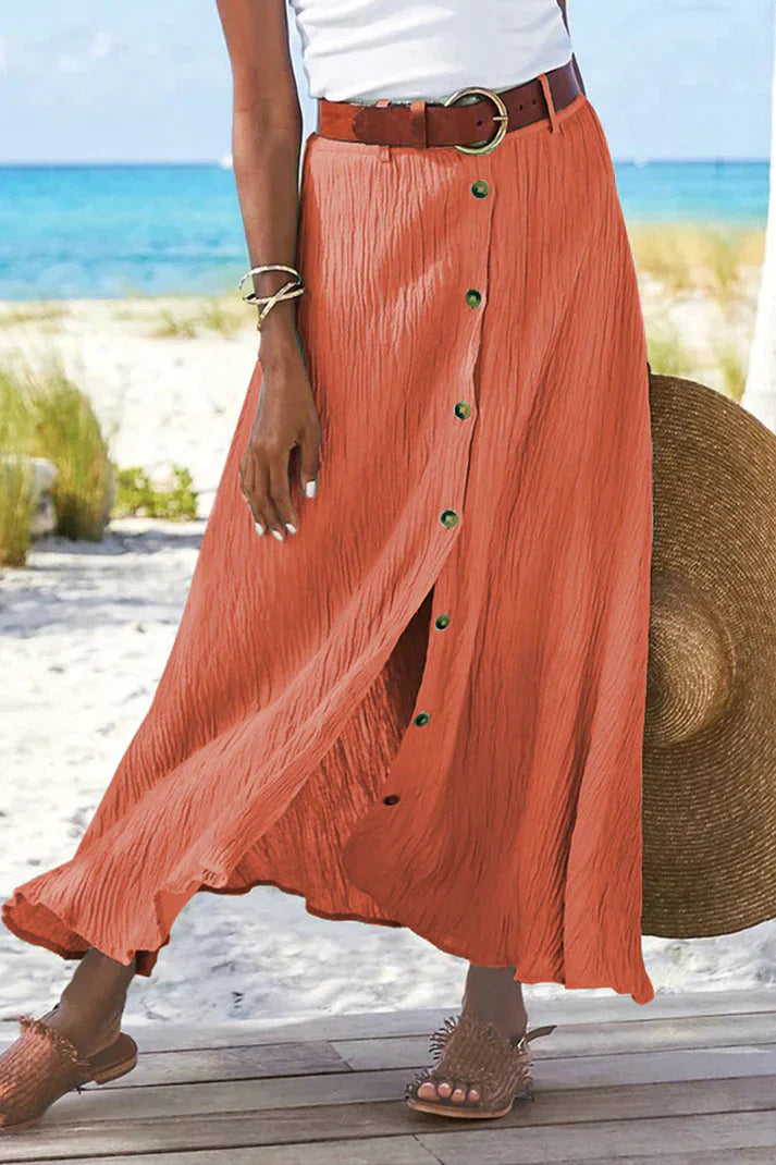 Rok met Hoge Taille Stevig en Klassiek Model - Mode Vibes