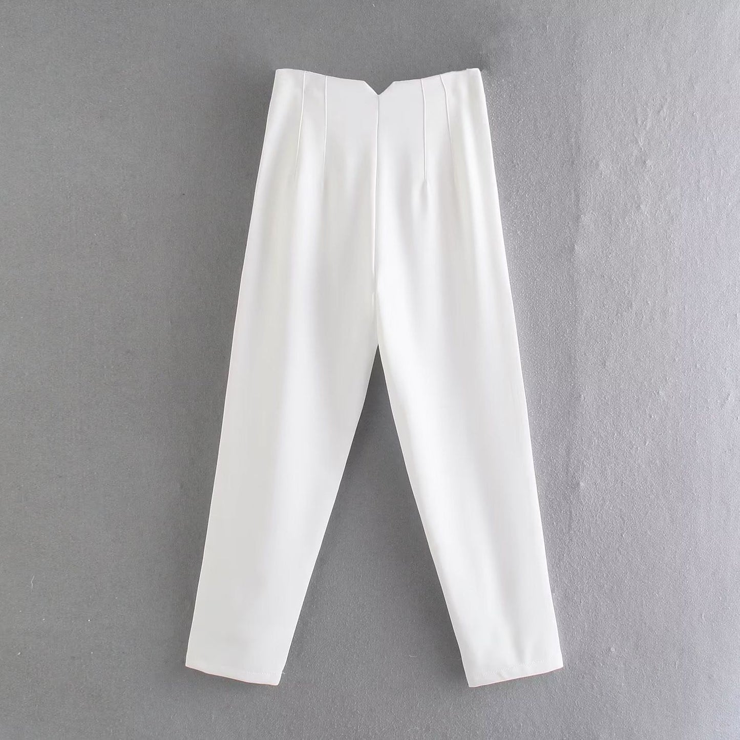 Stijlvol en Comfortabel: Ontdek de Hooggetailleerde Broek