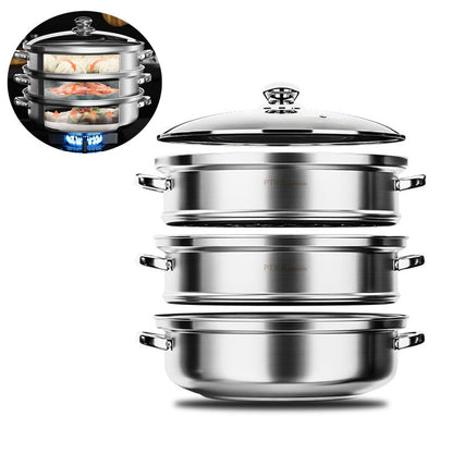 Voedselstomer 3-Laags Stoomkoker NutriSteam