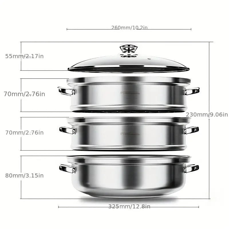 Voedselstomer 3-Laags Stoomkoker NutriSteam