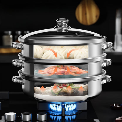 Voedselstomer 3-Laags Stoomkoker NutriSteam
