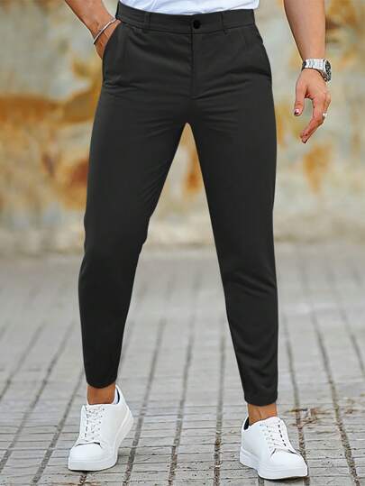 Stijlvolle Chino Joggers Slim Fit voor Mannen