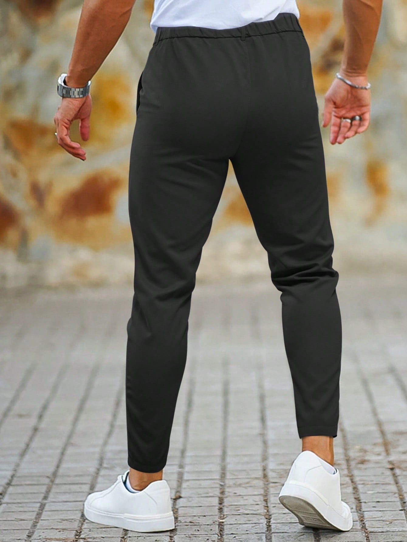 Stijlvolle Chino Joggers Slim Fit voor Mannen