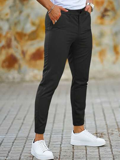 Stijlvolle Chino Joggers Slim Fit voor Mannen