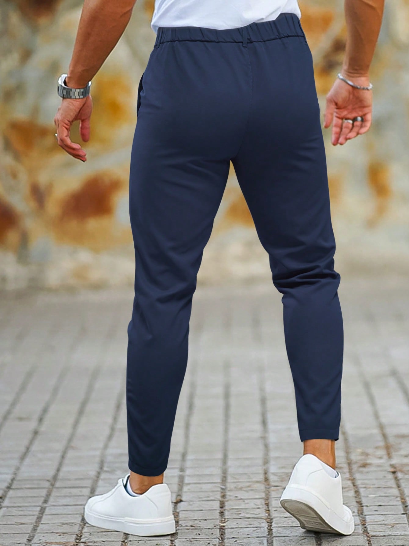 Stijlvolle Chino Joggers Slim Fit voor Mannen