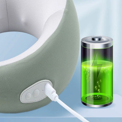 Elektrisch Verwarmingskussen met Nekmassage Oplaadbaar