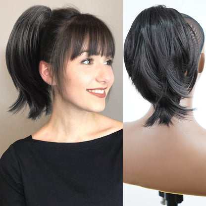 Paardenstaart Hairextensions Twist Pop Eenvoudig Aanbrengen