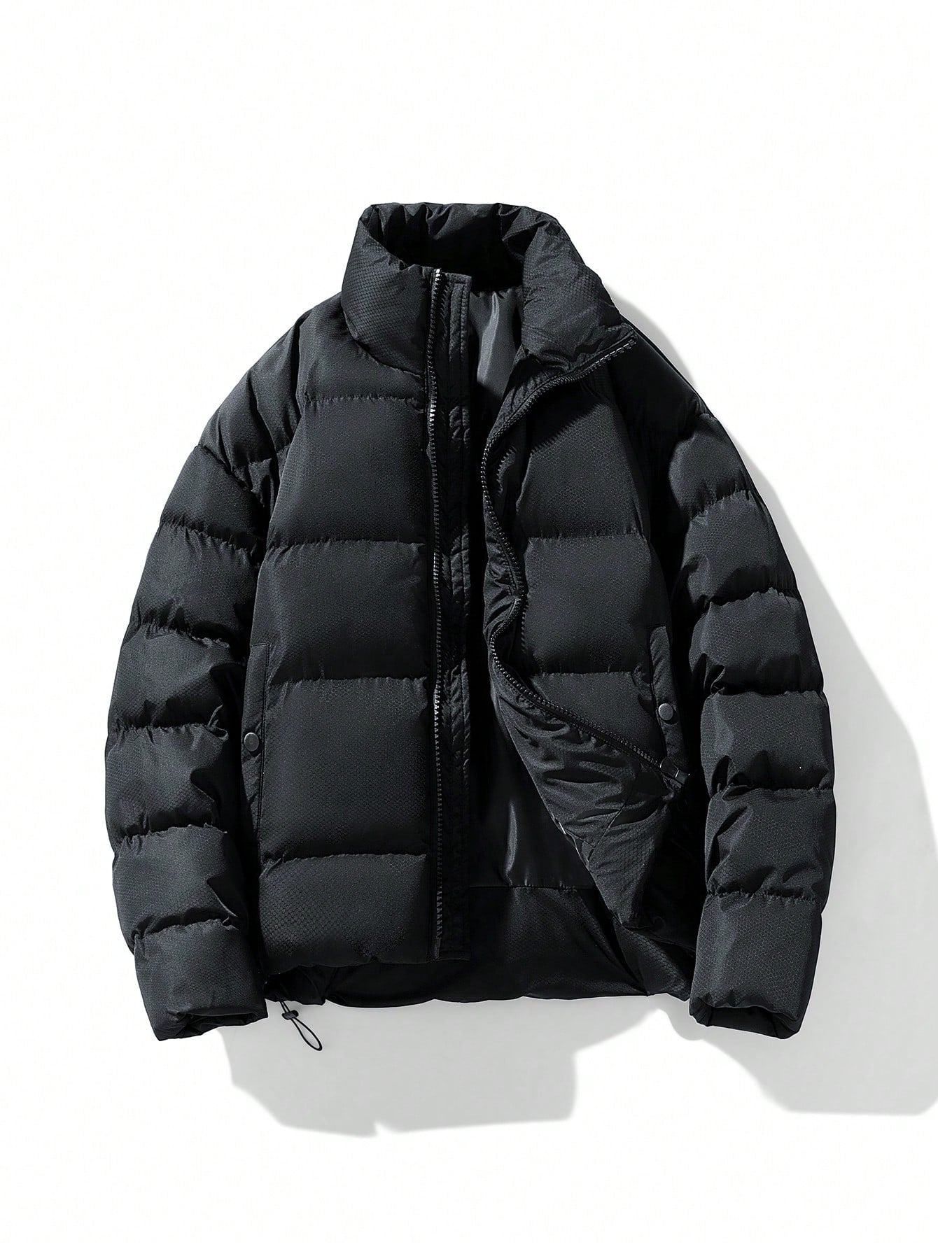 Dikke Heren Winterjas Fluorescerend Reflecterend