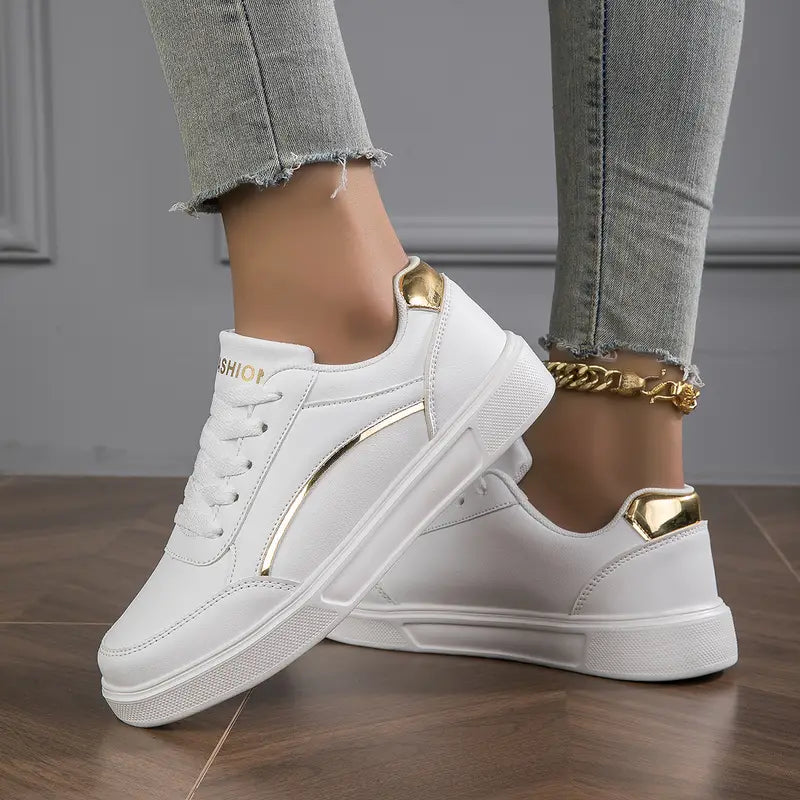 Dames Sneakers Lichtgewicht Stijlvol Wit - Mode Vibes