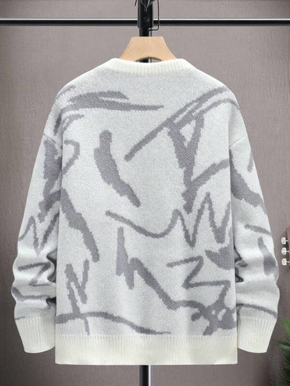 Mannen Trui Grafische Print Casual Arvid