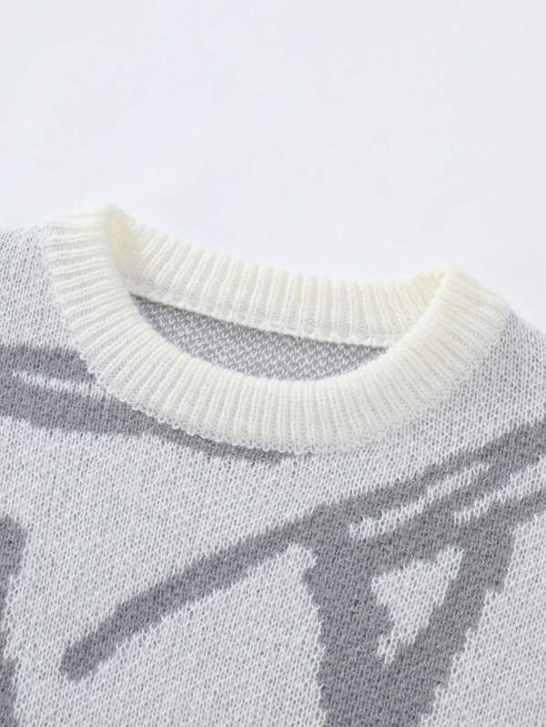 Mannen Trui Grafische Print Casual Arvid