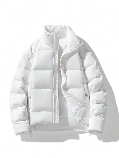Dikke Heren Winterjas Fluorescerend Reflecterend