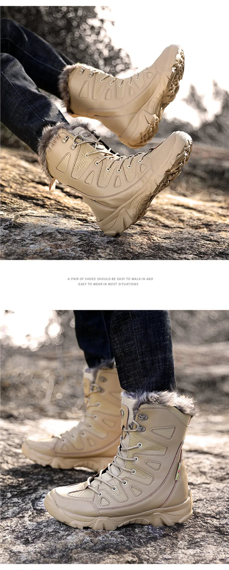 Stoere Snowboots voor Dames en Heren Waterdicht