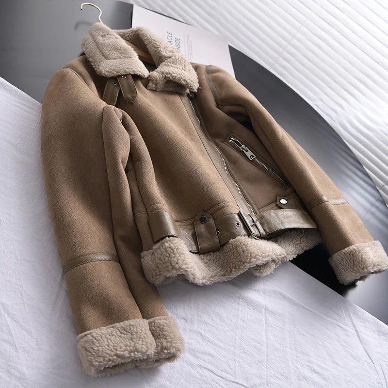 Suède Winterjas Warm en Stijlvol Nova Design