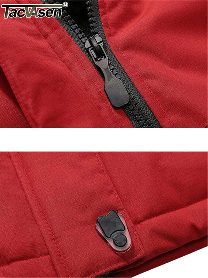 Waterdichte Parka Jas met Fleece Voering en Capuchon