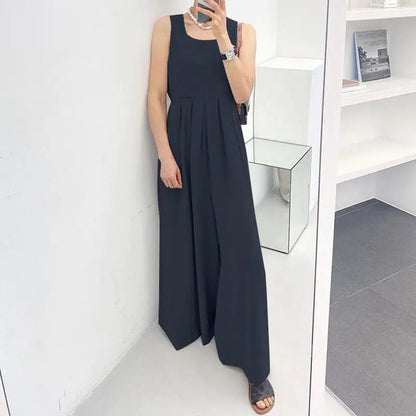 Plus Size Jumpsuit Modieus Comfortabel Zomerjurk voor Vrouwen