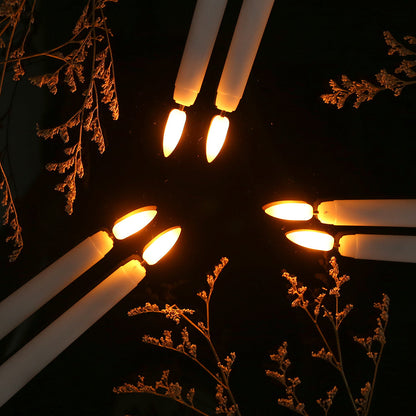 Staande LED Kaars Lamp Dimbaar Warm Wit Licht