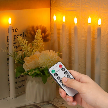 Staande LED Kaars Lamp Dimbaar Warm Wit Licht
