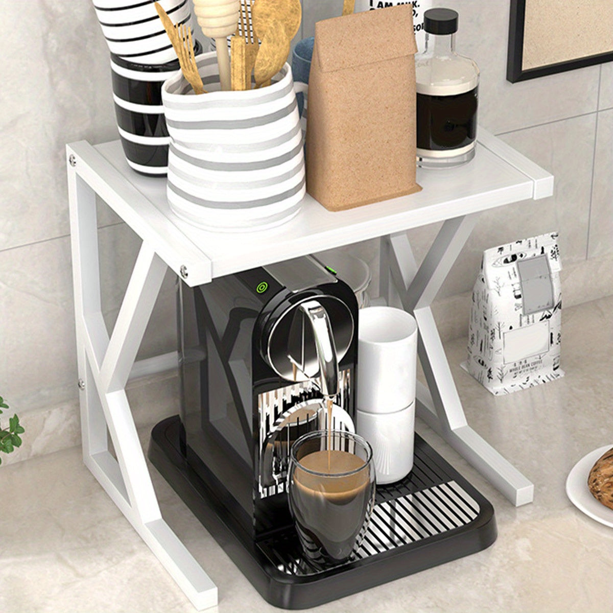 Keukenopbergrek Dubbel Laags Modern Milano Design