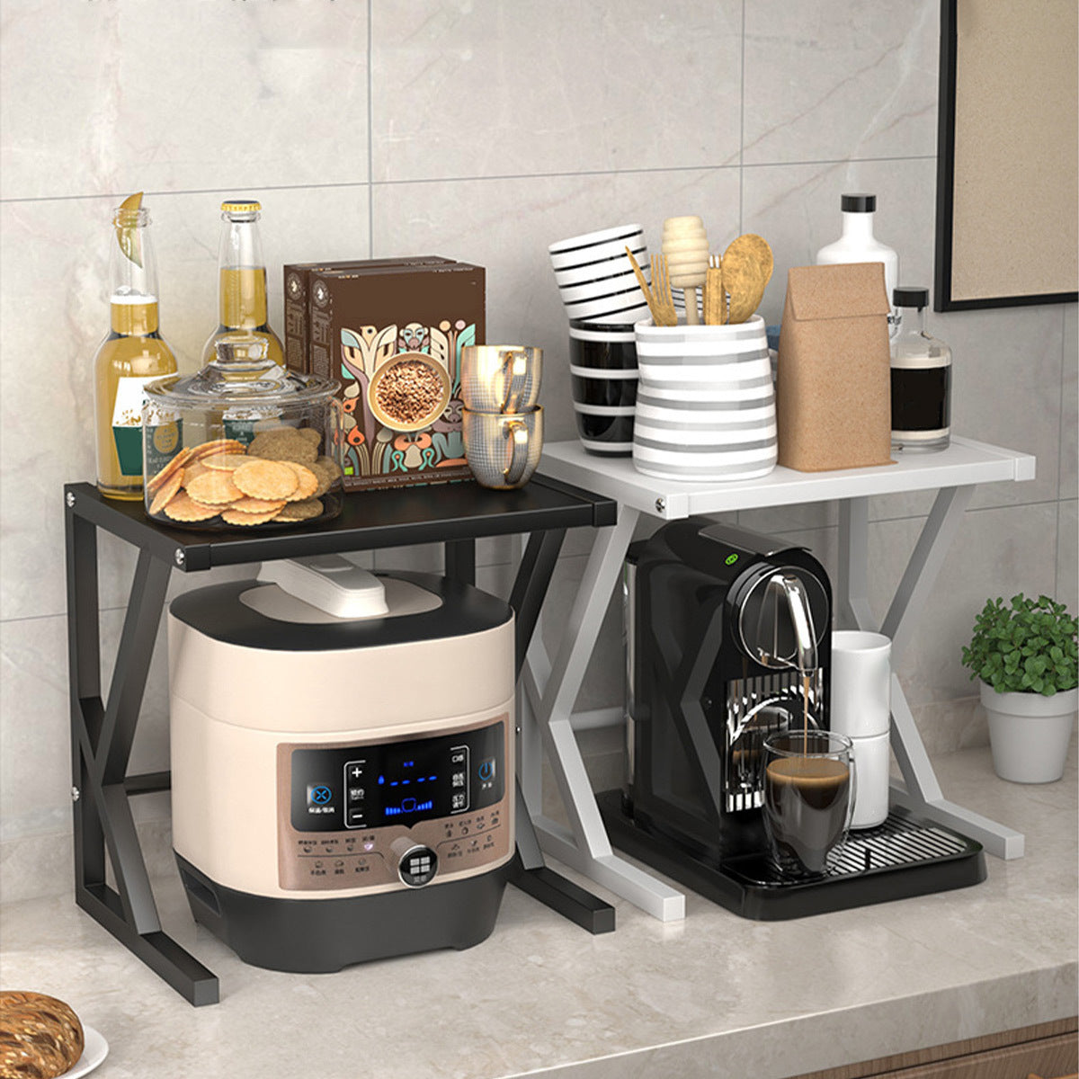 Keukenopbergrek Dubbel Laags Modern Milano Design