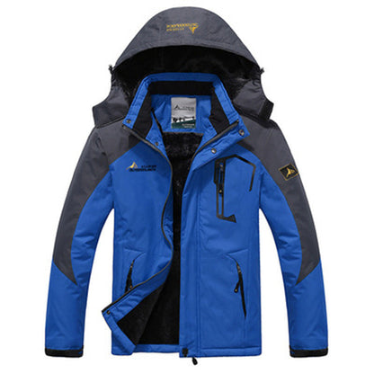Waterdichte Parka Jas met Fleece Voering en Capuchon