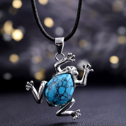 Kristallen Meditatie Ketting Natuurlijk Gaia Kikker