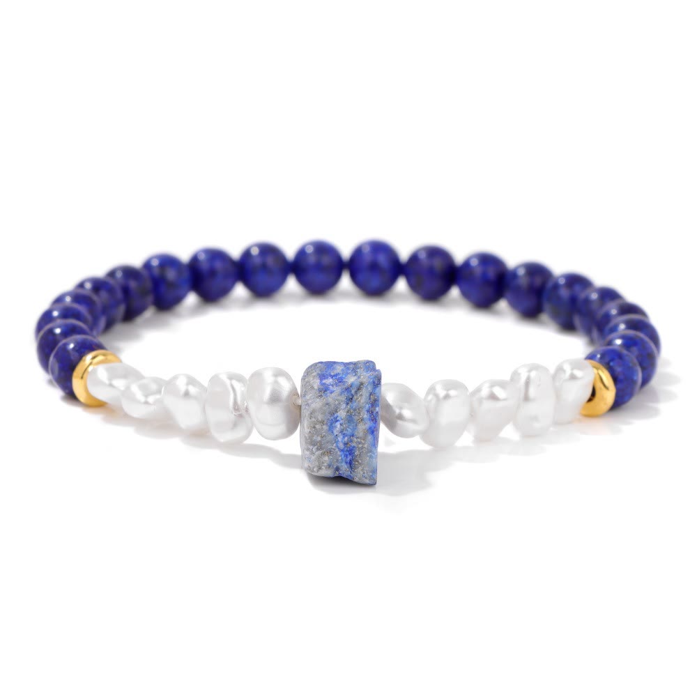 Kristallen Armband met Natuurlijke Steentjes