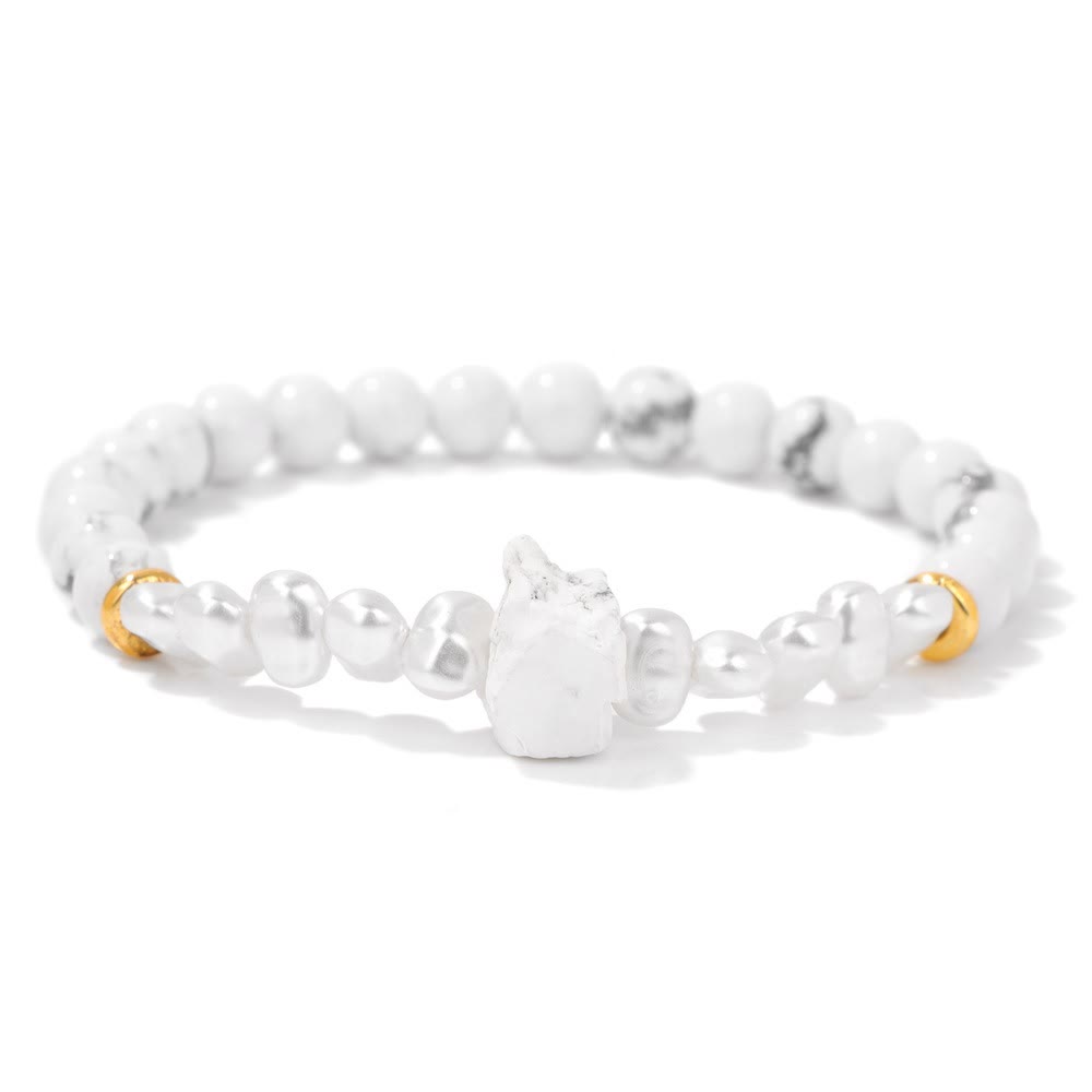 Kristallen Armband met Natuurlijke Steentjes