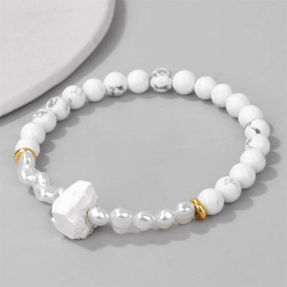 Kristallen Armband met Natuurlijke Steentjes