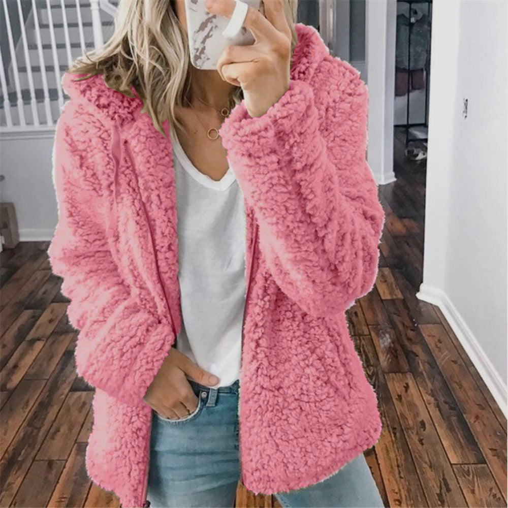 Dames Teddy Fleece Vest Zacht Elegante Stijl