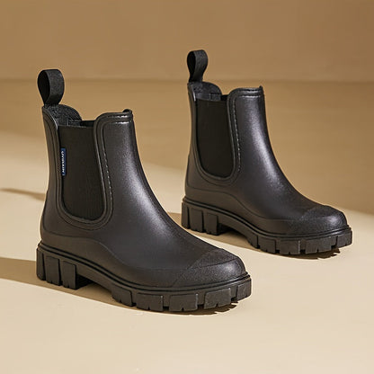 Dames Regenlaarzen Halfhoog Waterdicht Antislip Zool