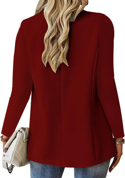 Dames Blazer Elegante Knopen Jas Brooke
