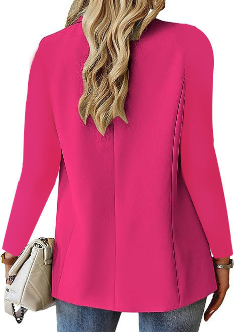 Dames Blazer Elegante Knopen Jas Brooke