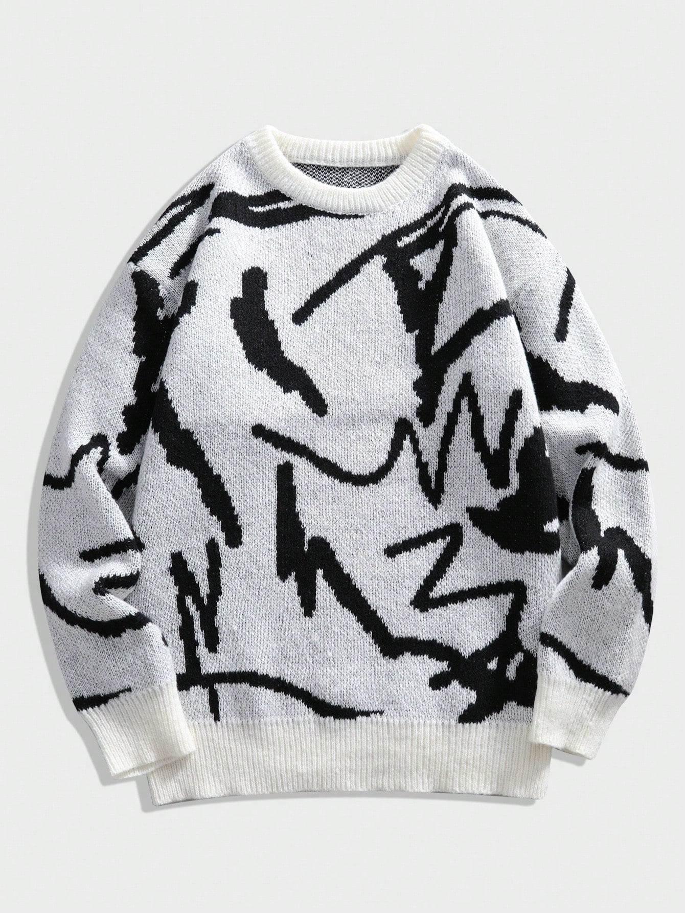 Mannen Trui Grafische Print Casual Arvid
