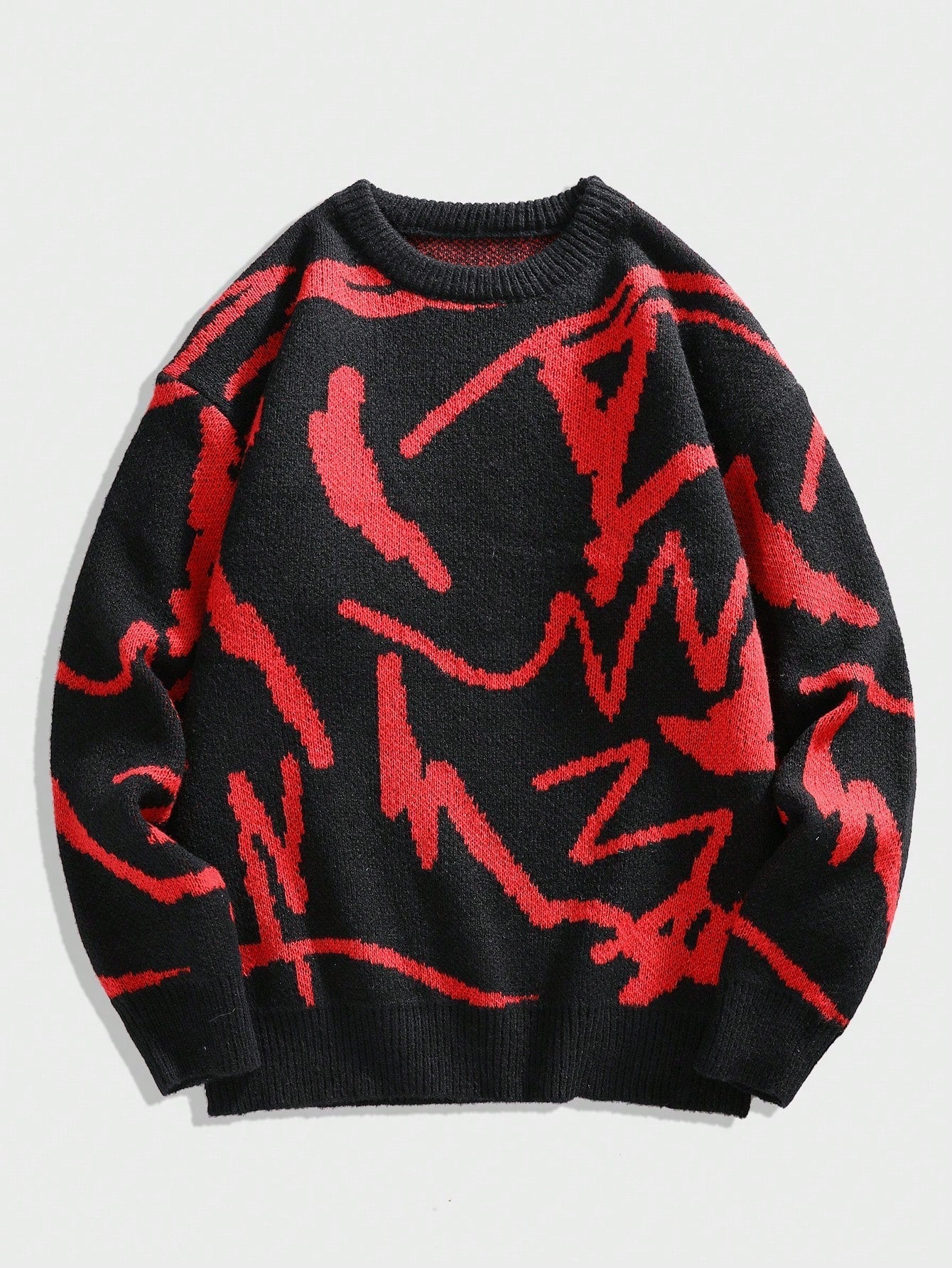 Mannen Trui Grafische Print Casual Arvid