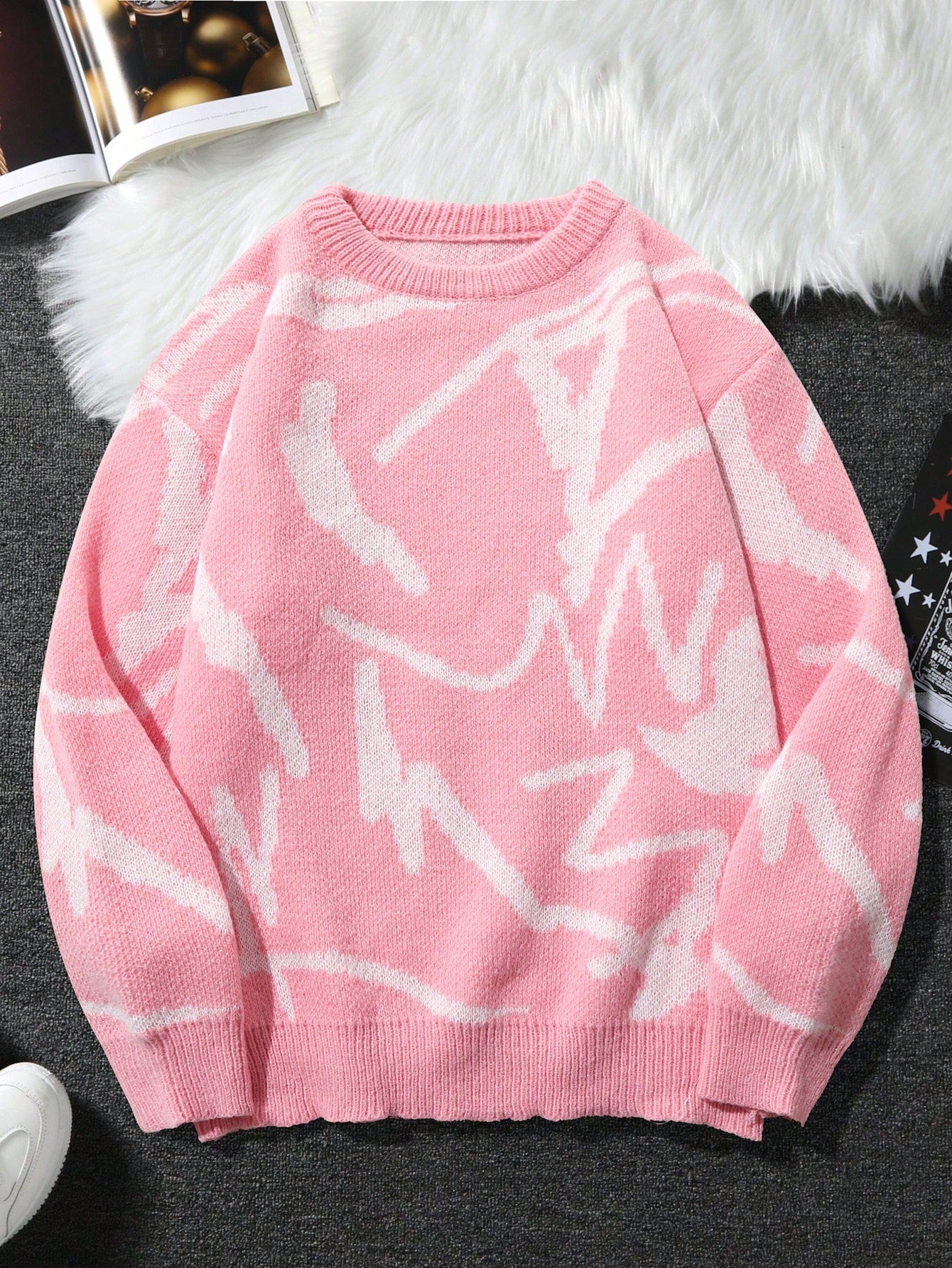 Mannen Trui Grafische Print Casual Arvid