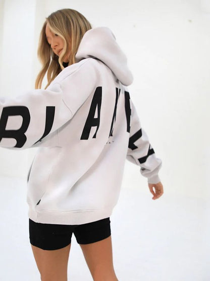 Dames Hoodie Warm Met Capuchon en Leuke Print Savannah