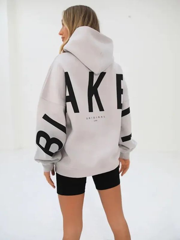 Dames Hoodie Warm Met Capuchon en Leuke Print Savannah