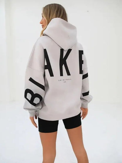 Dames Hoodie Warm Met Capuchon en Leuke Print Savannah