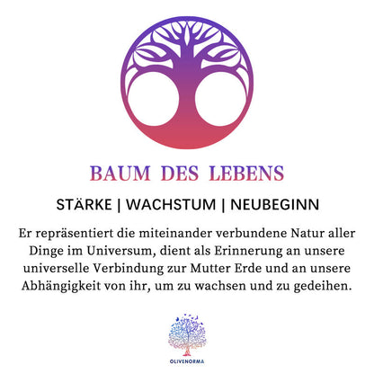 RVS Ring Levensboom voor Dames Zilverkleurig Elegant