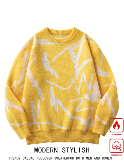 Mannen Trui Grafische Print Casual Arvid