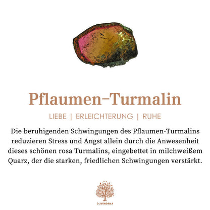 Steenparel Armband Verstelbaar Gevlochten Zilverkleurig