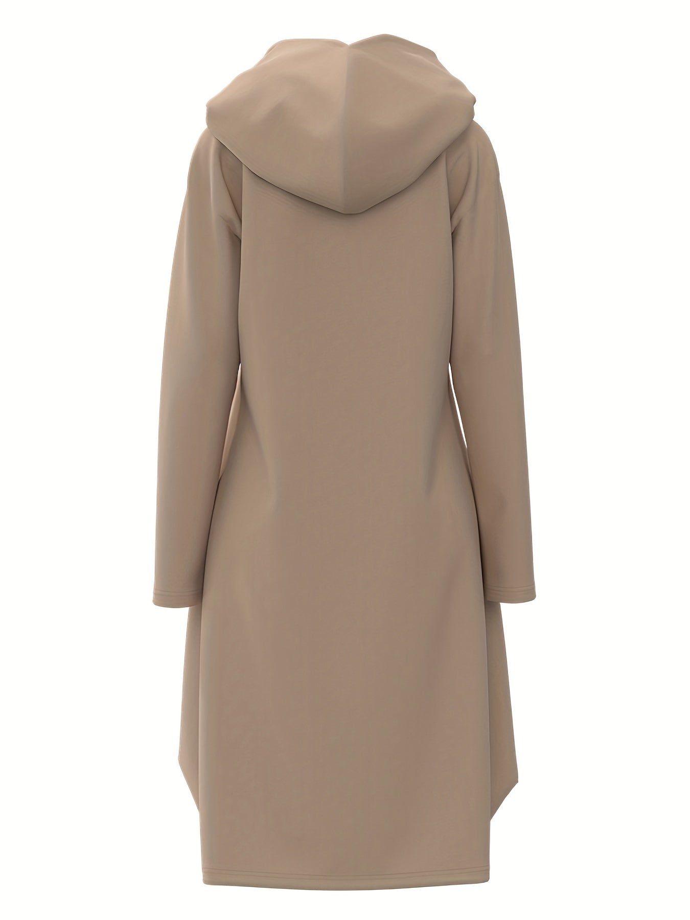 Sweaterjurk met Capuchon Warm en Comfortabel