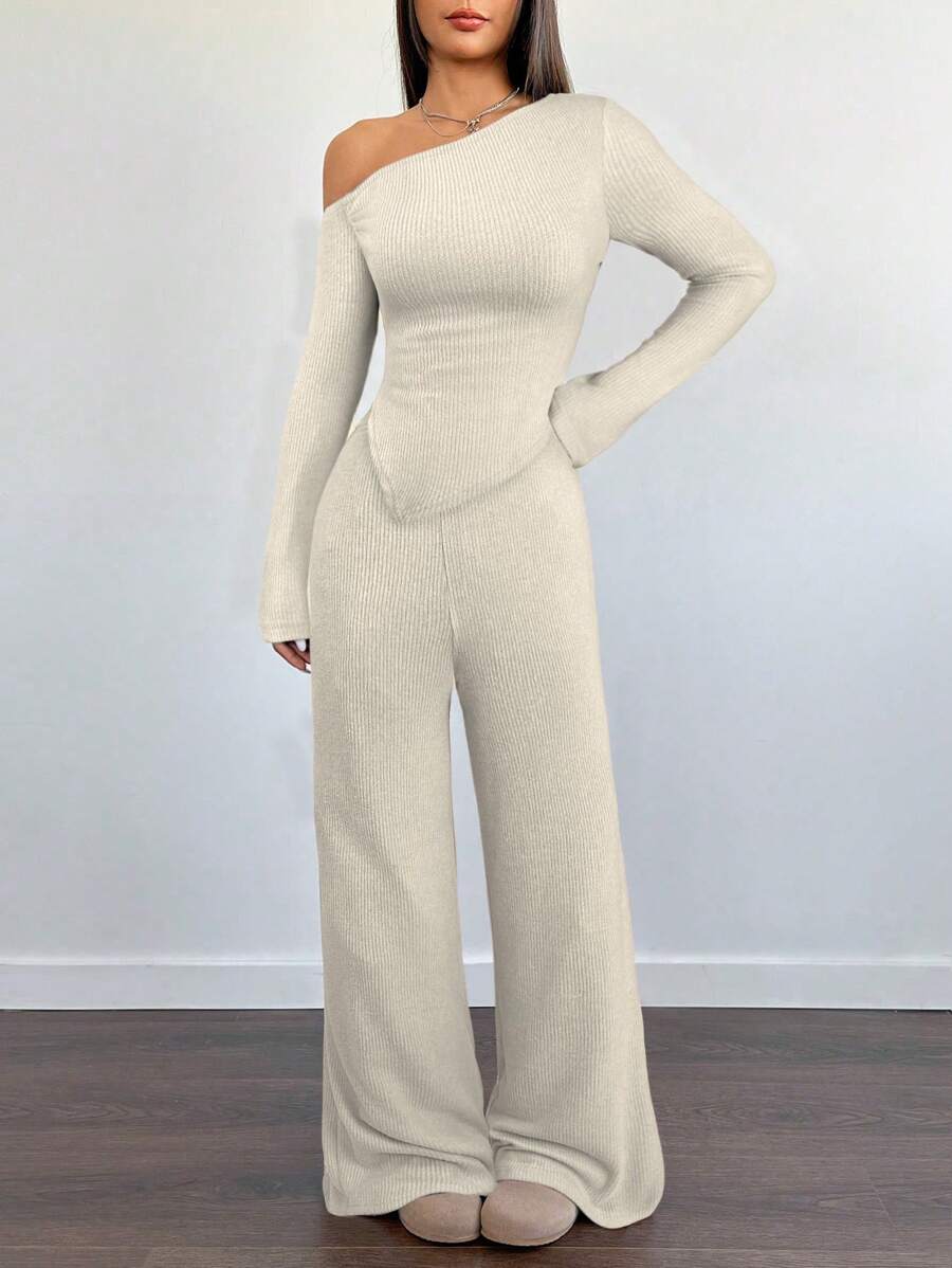 Dames Set One Shoulder Stijl