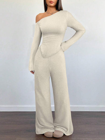 Dames Set One Shoulder Stijl