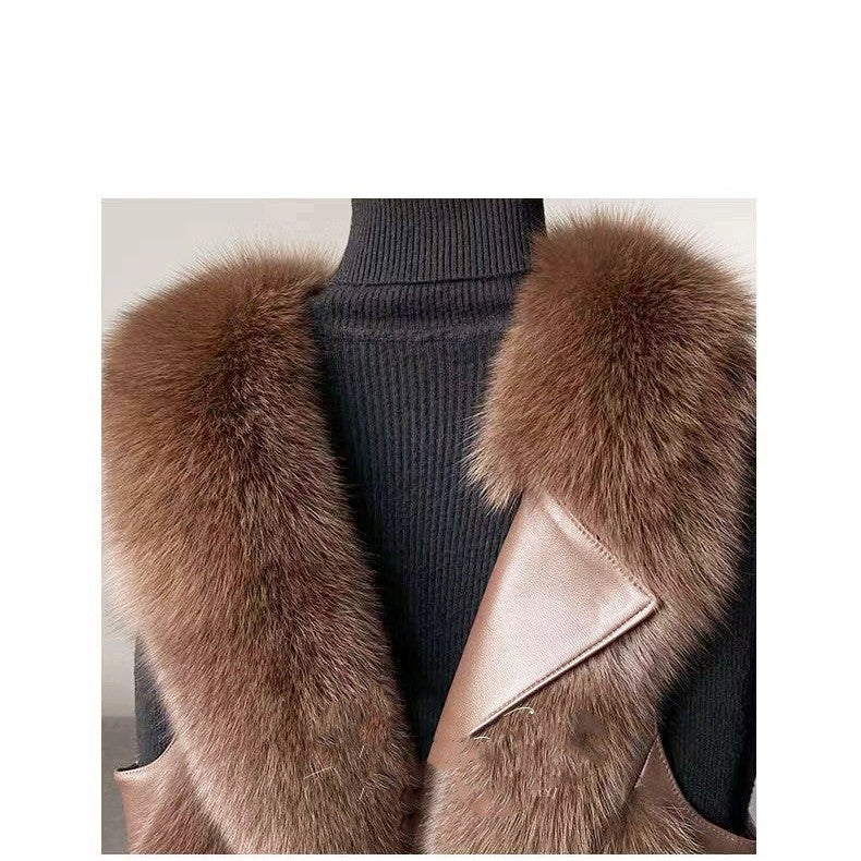 Dames Faux Fur Bodywarmer Stijlvol Warm Modieus